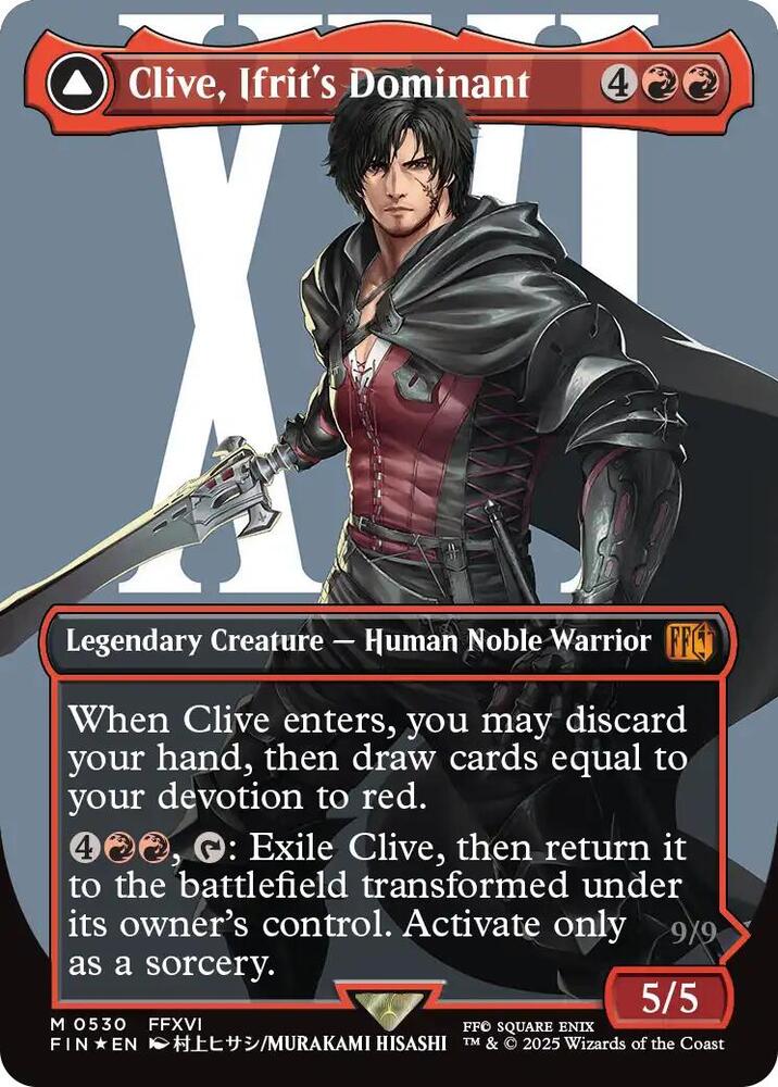 Clive, Ifrit's Dominant (Borderless) (Surge Foil)
