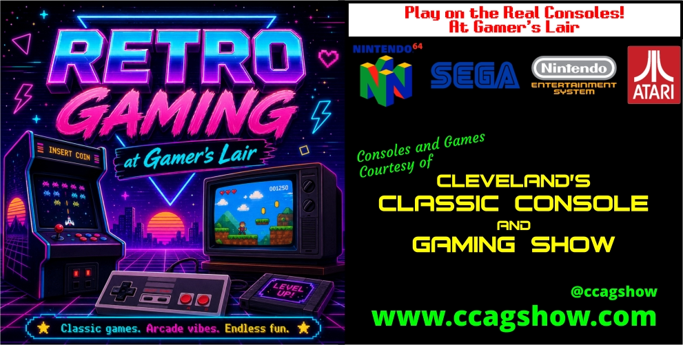 Retro gaming at Gamer's Lair: Sega Atari NES N64'