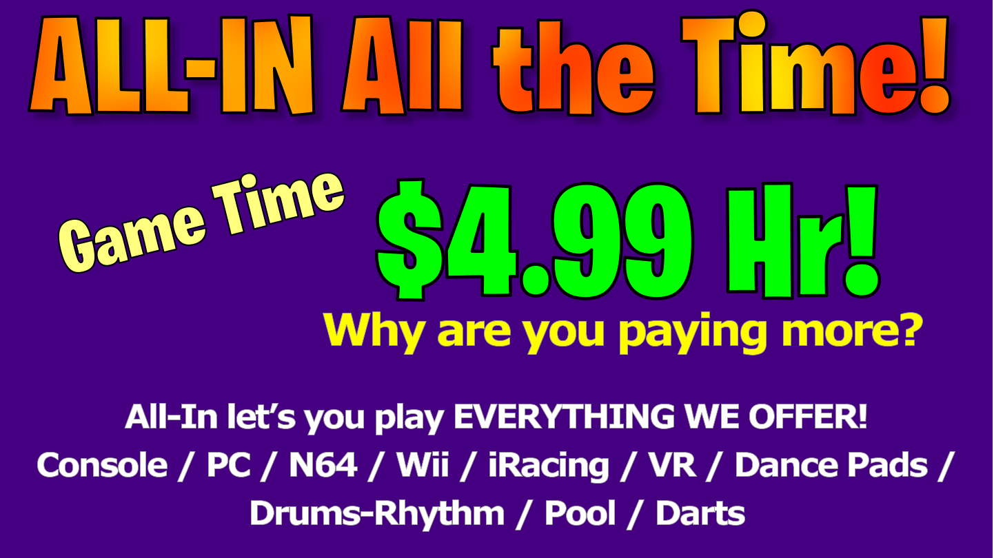 $4.99 Game Time.  Why are you paying more?