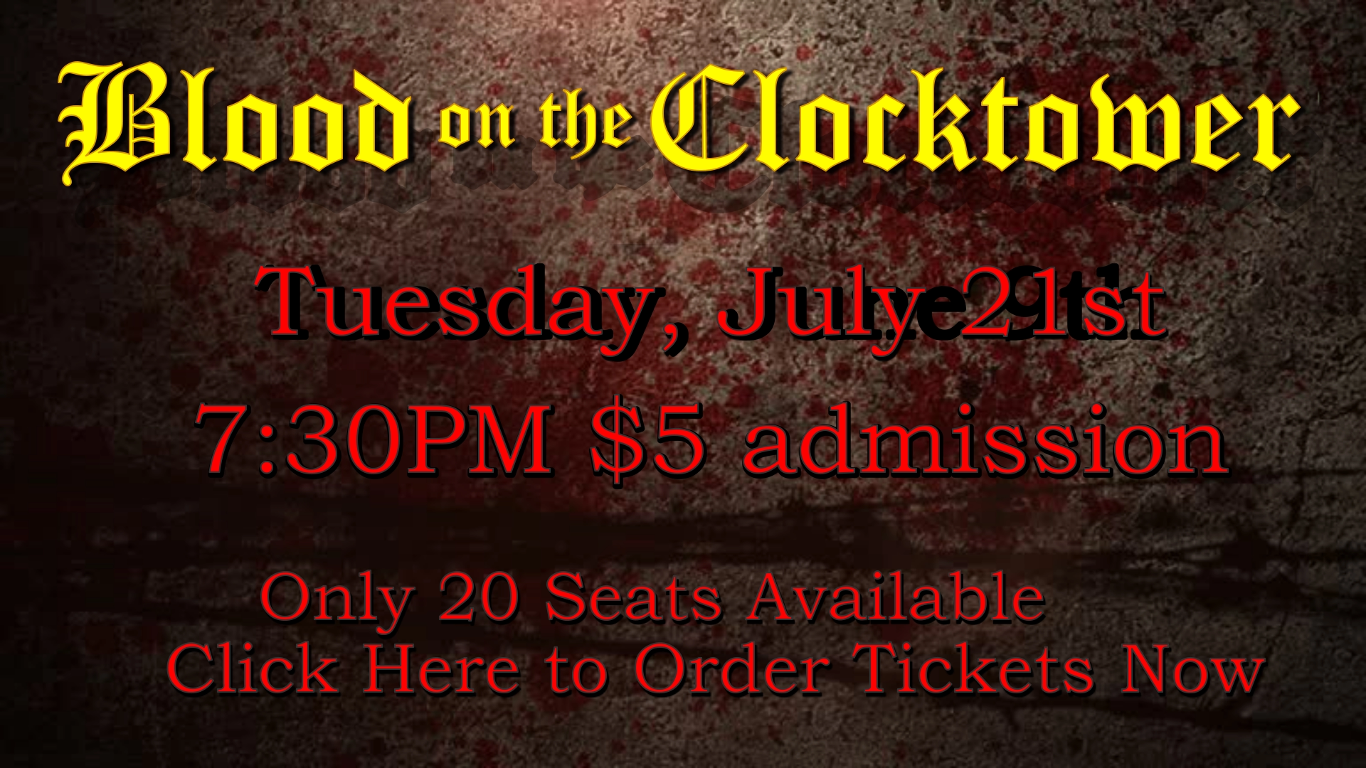 Blood on the Clocktower Event